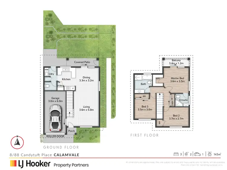 Floorplan of Homely townhouse listing, 8/88 Candytuft Place, Calamvale QLD 4116