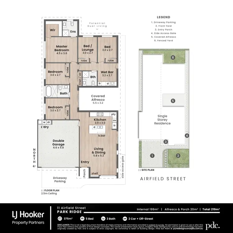 Floorplan of Homely house listing, 11 Airfield Street, Park Ridge QLD 4125