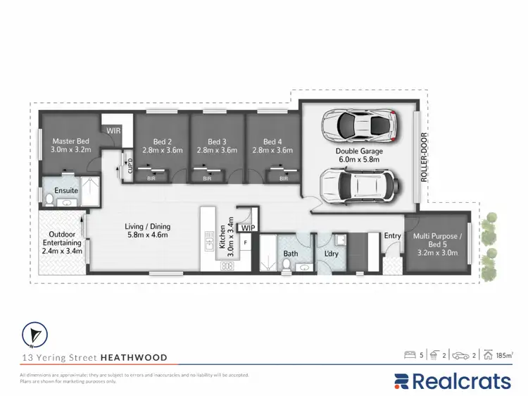 Floorplan of Homely house listing, 13 Yering Street, Heathwood QLD 4110