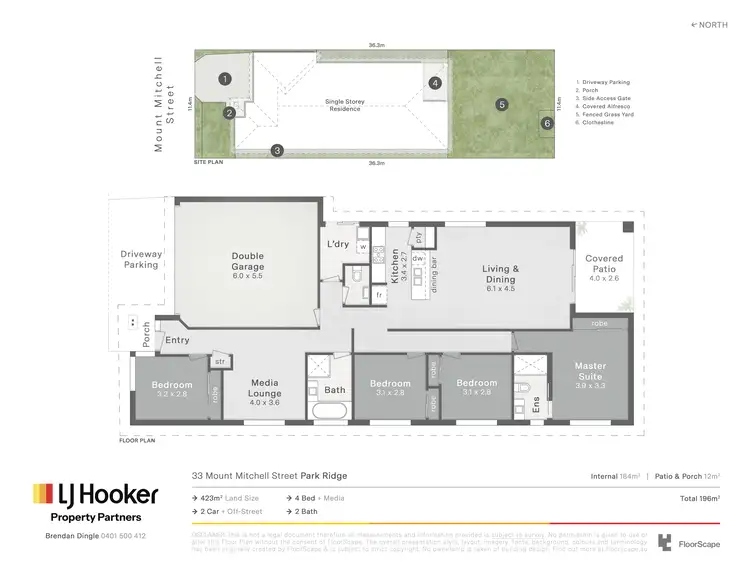 Floorplan of Homely house listing, 33 Mount Mitchell Street, Park Ridge QLD 4125