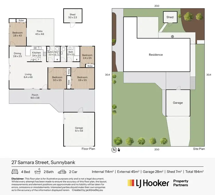 Floorplan of Homely house listing, 27 Samara Street, Sunnybank QLD 4109