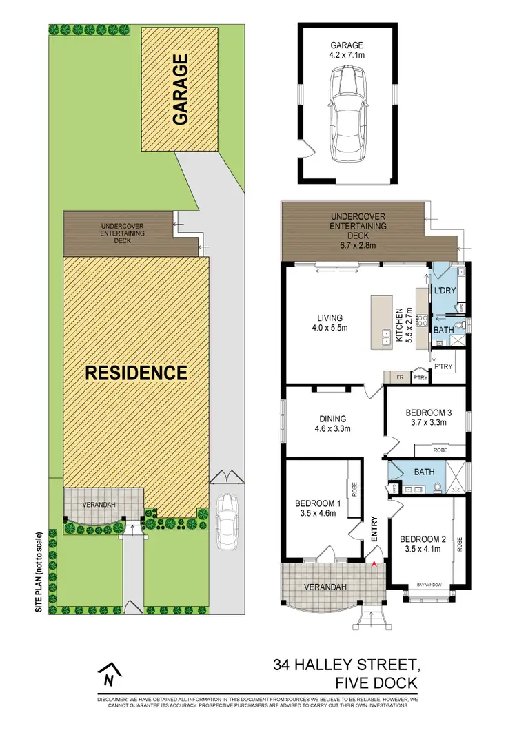Floorplan of Homely house listing, 34 Halley Street, Five Dock NSW 2046