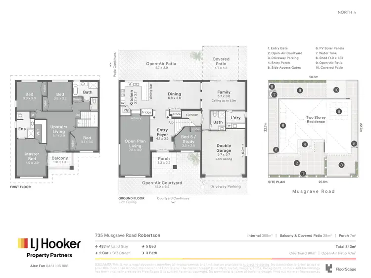 Floorplan of Homely house listing, 735 Musgrave Road, Robertson QLD 4109