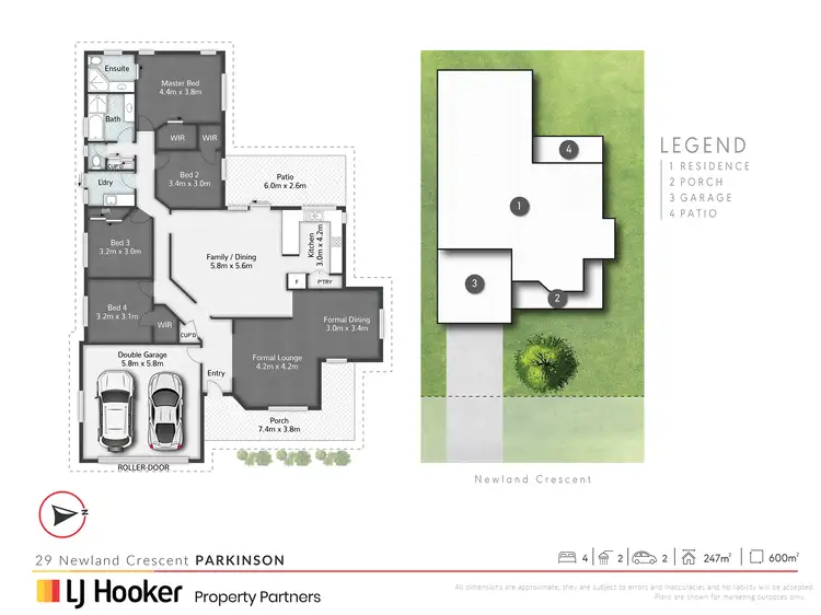 Floorplan of Homely house listing, 29 Newland Crescent, Parkinson QLD 4115