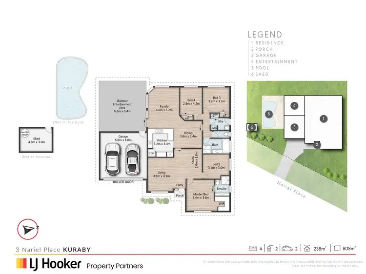 Floorplan of Homely house listing, 3 Nariel Place, Kuraby QLD 4112