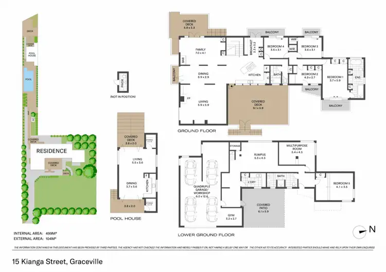 Floorplan of Homely house listing, 15 Kianga Street, Graceville QLD 4075