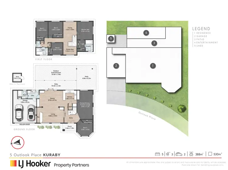Floorplan of Homely house listing, 5 Outlook Place, Kuraby QLD 4112