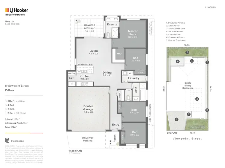 Floorplan of Homely house listing, 8 Viewpoint Street, Pallara QLD 4110