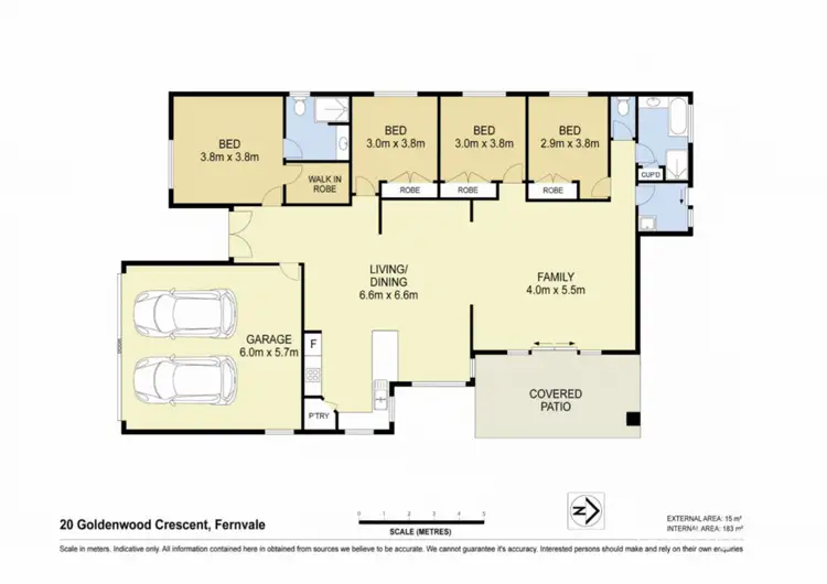 Floorplan of Homely house listing, 20 Goldenwood Crescent, Fernvale QLD 4306