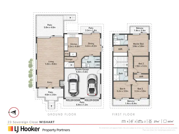 Floorplan of Homely house listing, 23 Sovereign Close, Wishart QLD 4122