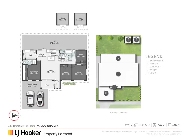 Floorplan of Homely house listing, 18 Bedser Street, Macgregor QLD 4109