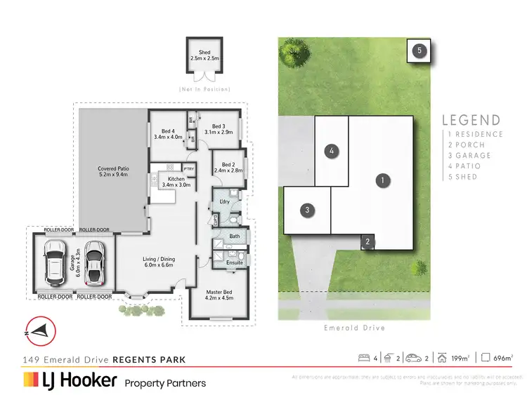 Floorplan of Homely house listing, 149 Emerald Drive, Regents Park QLD 4118