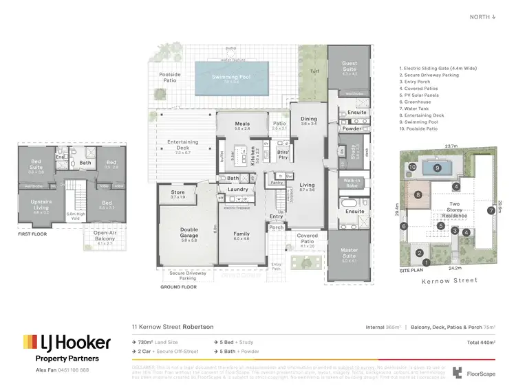 Floorplan of Homely house listing, 11 Kernow Street, Robertson QLD 4109