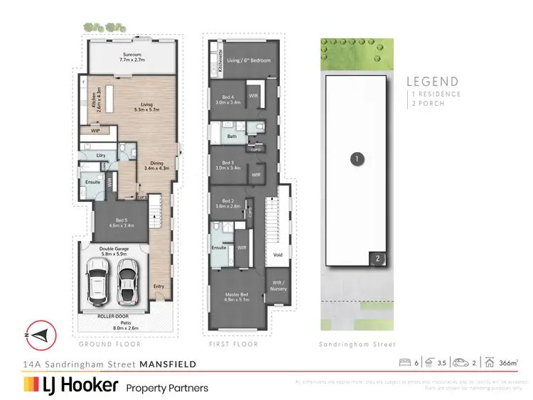 Floorplan of Homely house listing, 14A Sandringham Street, Mansfield QLD 4122