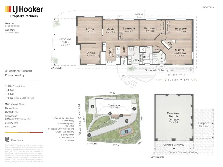Floorplan of Homely house listing, 31 Wantana Crescent, Edens Landing QLD 4207