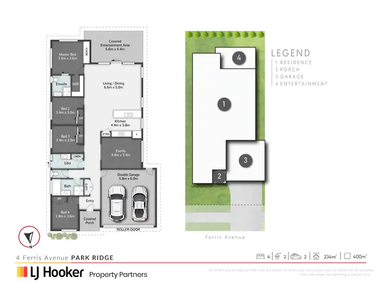 Floorplan of Homely house listing, 4 Ferris Avenue, Park Ridge QLD 4125