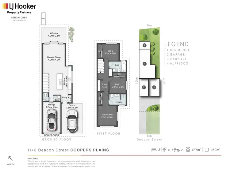 Floorplan of Homely townhouse listing, 11/6 Deacon Street, Coopers Plains QLD 4108