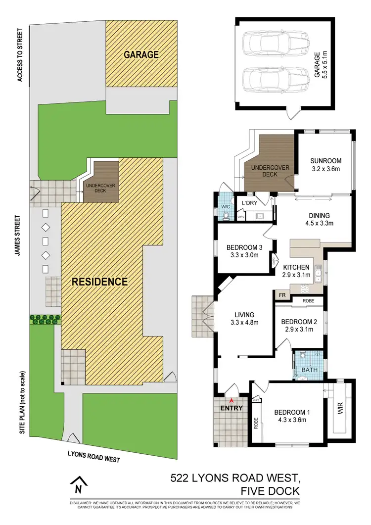 Floorplan of Homely house listing, 522 Lyons Road West, Five Dock NSW 2046