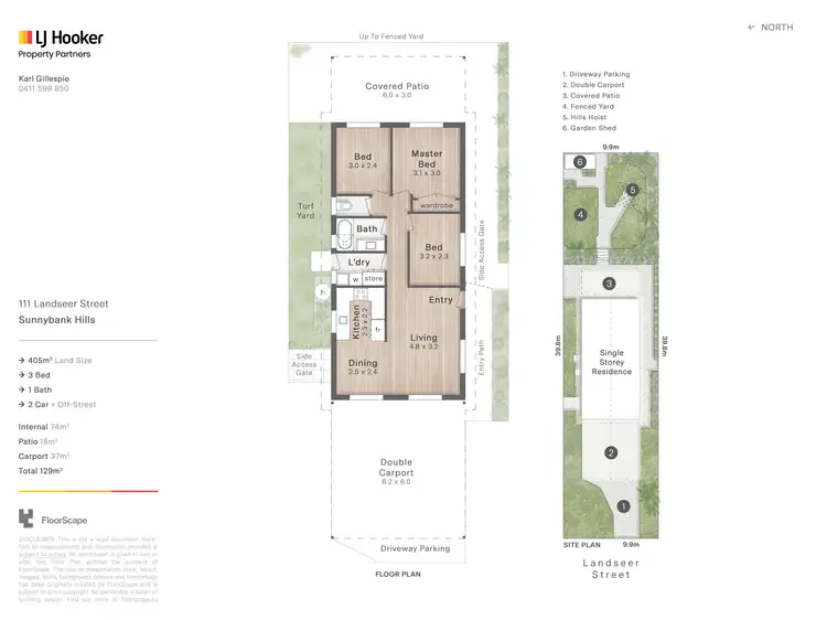 Floorplan of Homely house listing, 111 Landseer Street, Sunnybank Hills QLD 4109