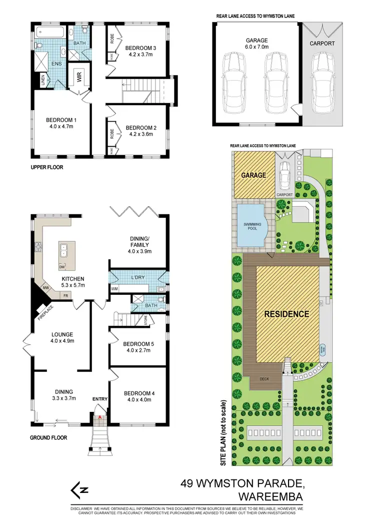 Floorplan of Homely house listing, 49 Wymston Parade, Wareemba NSW 2046
