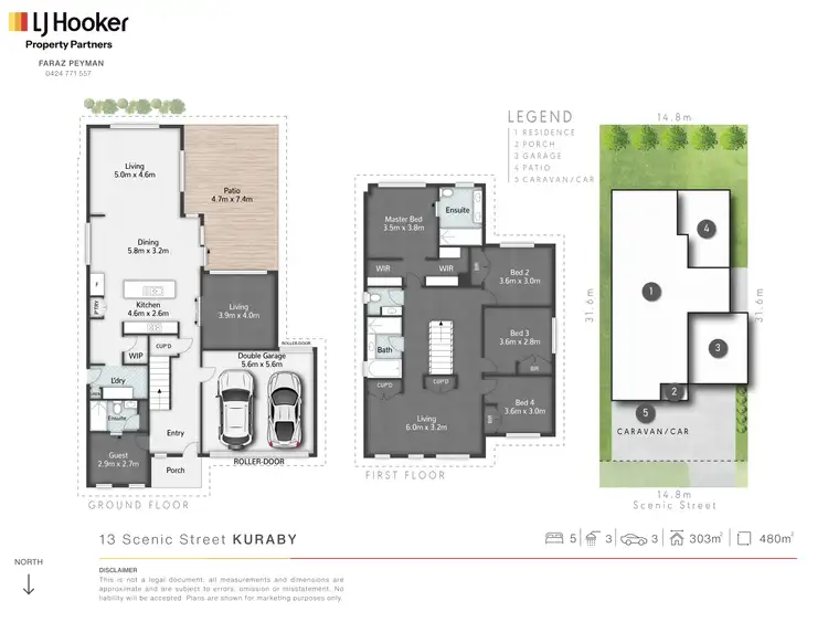 Floorplan of Homely house listing, 13 Scenic Street, Kuraby QLD 4112