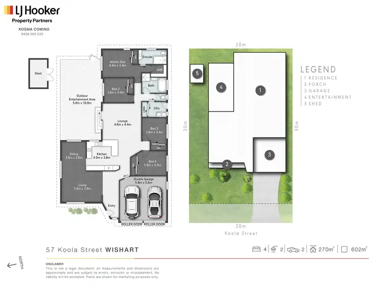 Floorplan of Homely house listing, 57 Koola Street, Wishart QLD 4122