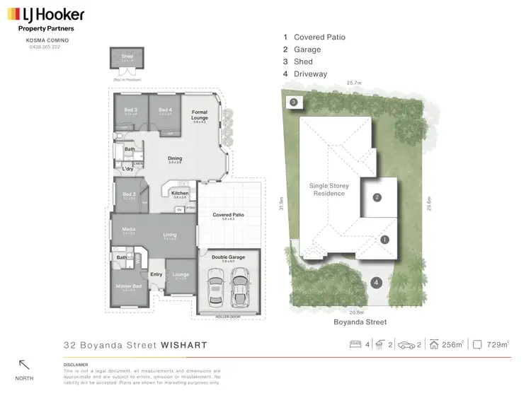 Floorplan of Homely house listing, 32 Boyanda Street, Wishart QLD 4122