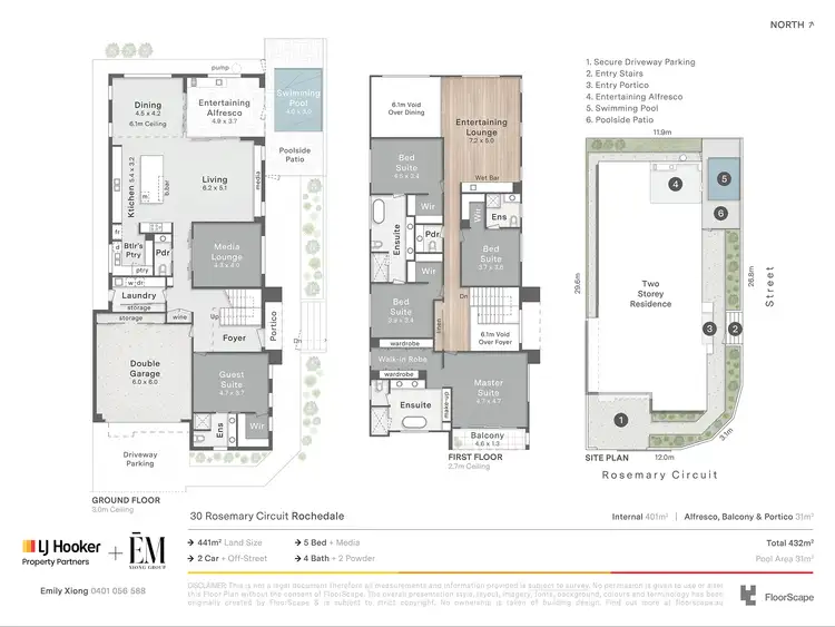 Floorplan of Homely house listing, 30 Rosemary Circuit, Rochedale QLD 4123