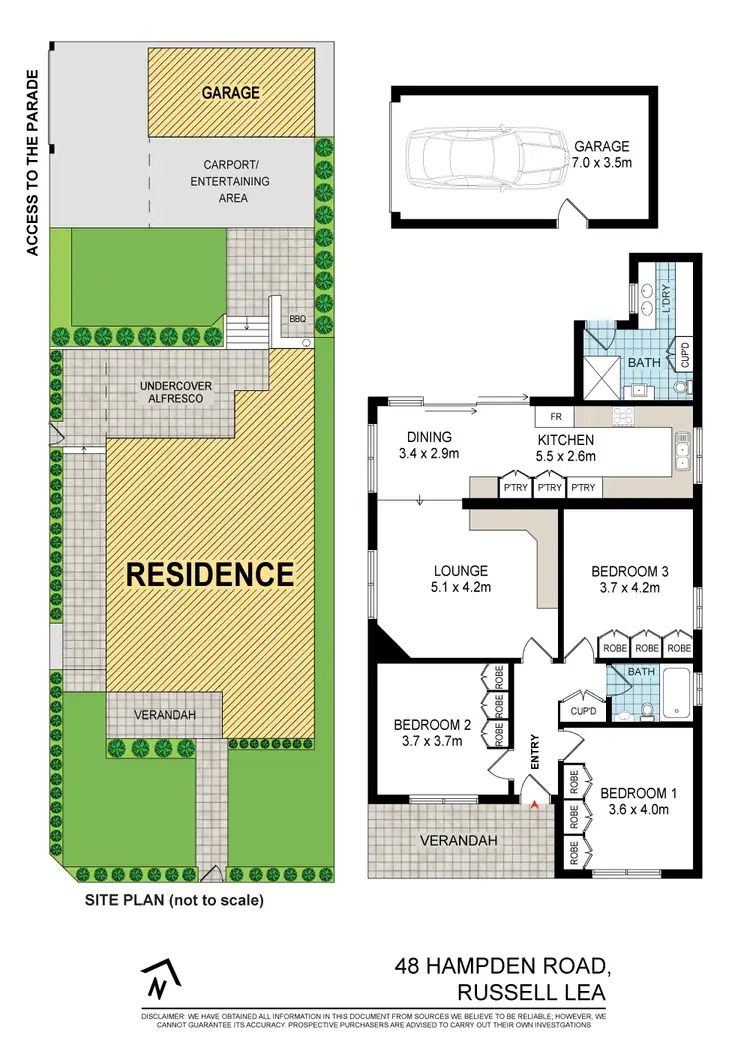 Floorplan of Homely house listing, 48 Hampden Road, Russell Lea NSW 2046