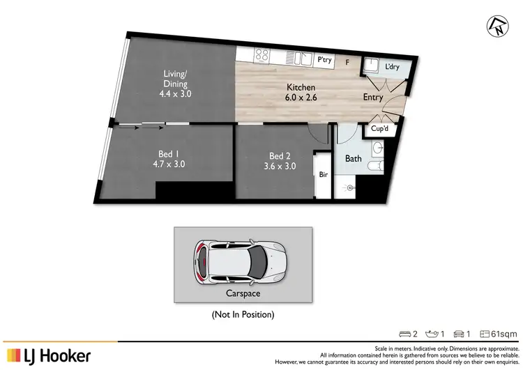 Floorplan of Homely apartment listing, 7202/222 Margaret Street, Brisbane City QLD 4000