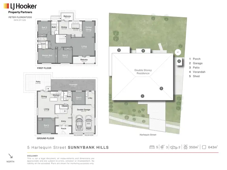 Floorplan of Homely house listing, 5 Harlequin Street, Sunnybank Hills QLD 4109