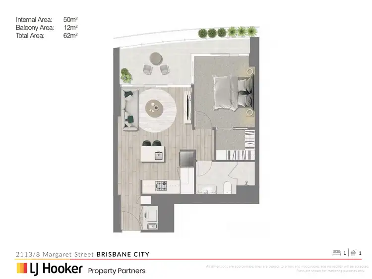 Floorplan of Homely apartment listing, 2113/8 Margaret Street, Brisbane City QLD 4000