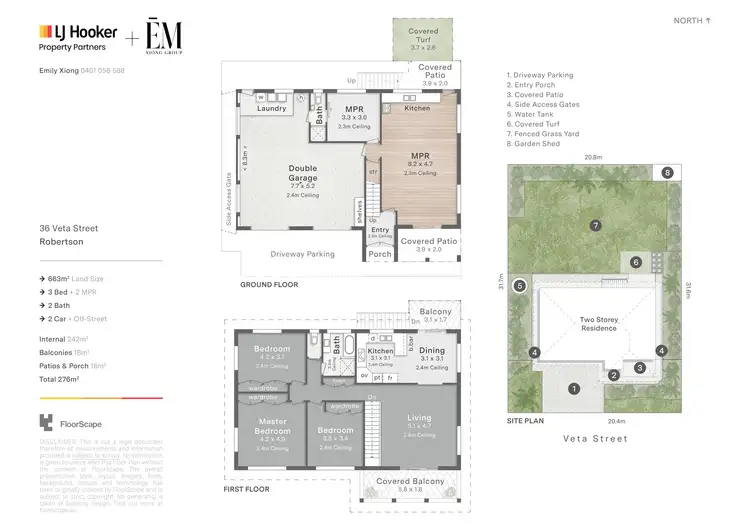 Floorplan of Homely house listing, 36 Veta Street, Robertson QLD 4109