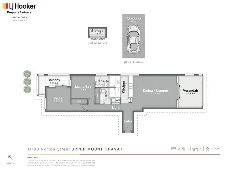 Floorplan of Homely apartment listing, 11/90-94 Norton Street, Upper Mount Gravatt QLD 4122