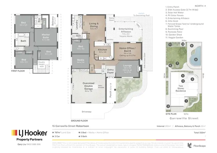 Floorplan of Homely house listing, 15 Garrawilla Street, Robertson QLD 4109