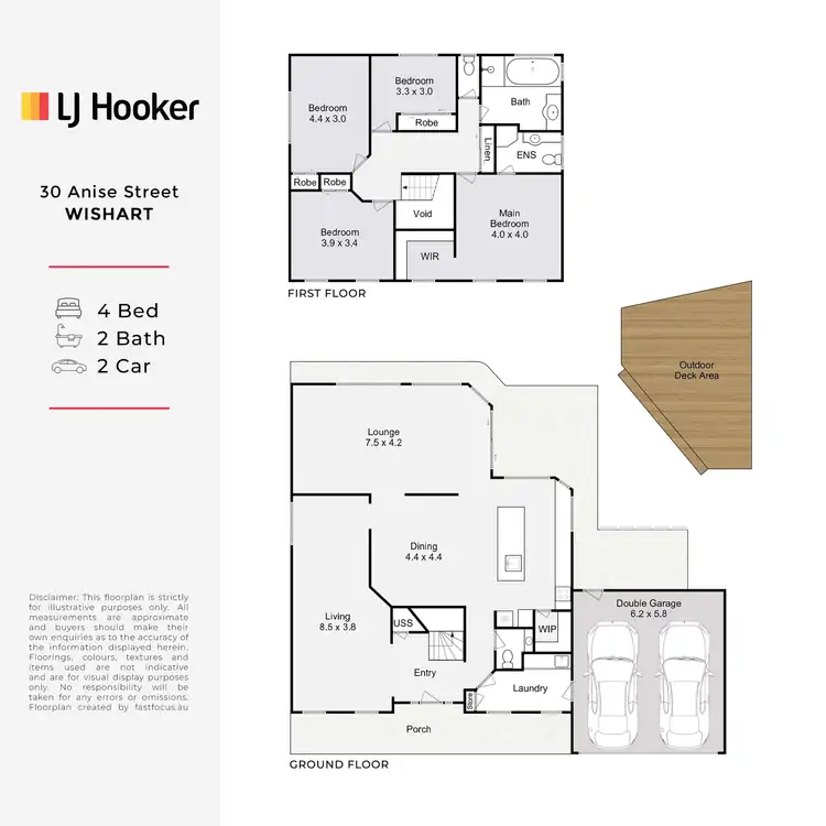 Floorplan of Homely house listing, 30 Anise Street, Wishart QLD 4122