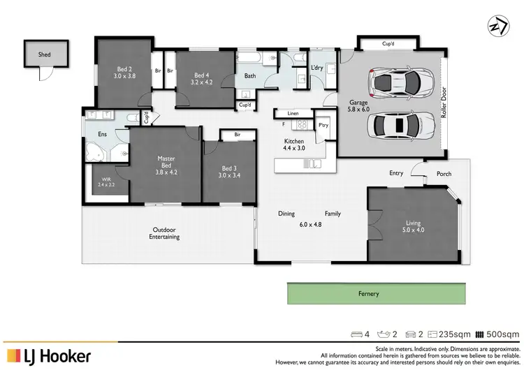 Floorplan of Homely house listing, 12 Semper Place, Calamvale QLD 4116