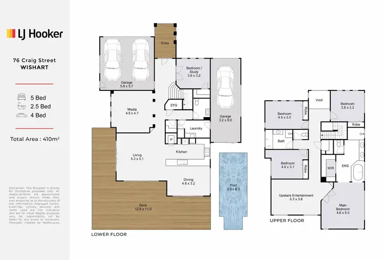 Floorplan of Homely house listing, 76 Craig Street, Wishart QLD 4122