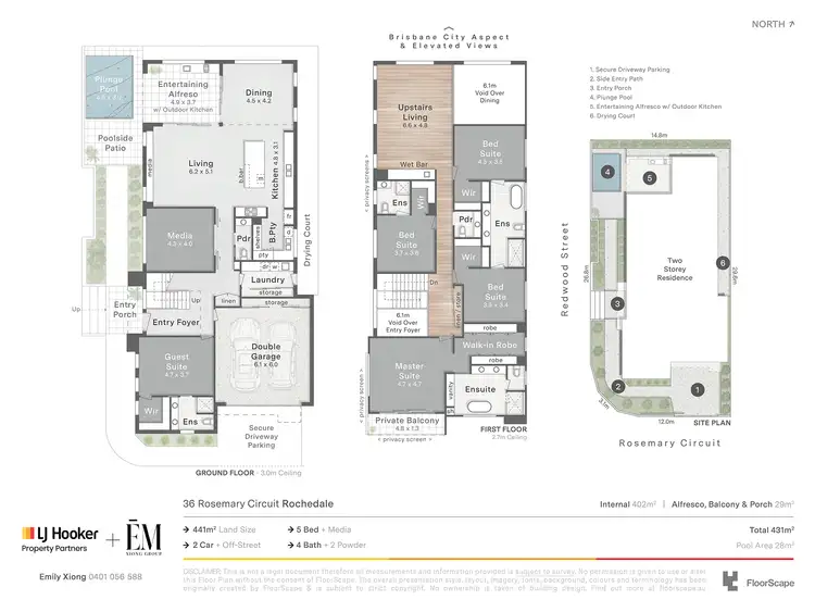 Floorplan of Homely house listing, 36 Rosemary Circuit, Rochedale QLD 4123