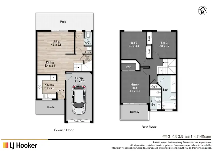 Floorplan of Homely townhouse listing, 45/25 Buckingham Place, Eight Mile Plains QLD 4113