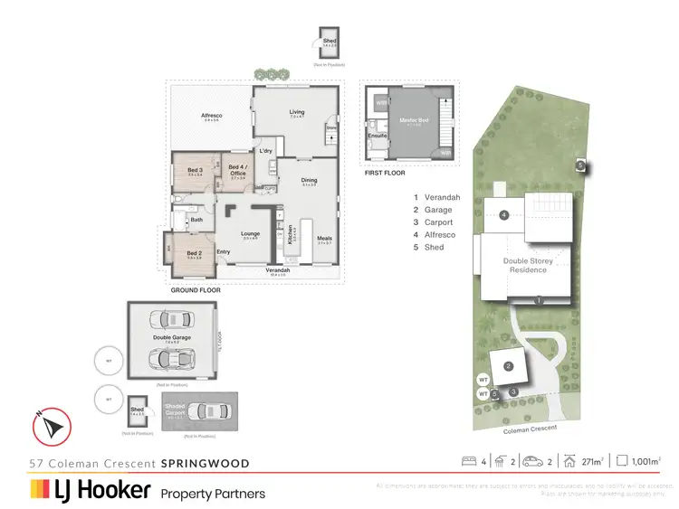 Floorplan of Homely house listing, 57 Coleman Crescent, Springwood QLD 4127