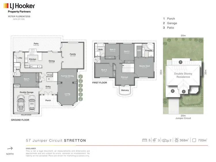 Floorplan of Homely house listing, 57 Juniper Circuit, Stretton QLD 4116