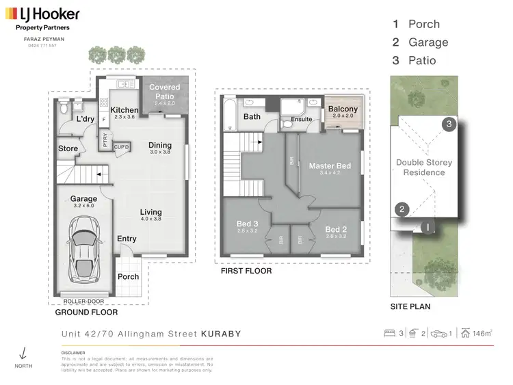 Floorplan of Homely townhouse listing, 42/70 Allingham Street, Kuraby QLD 4112