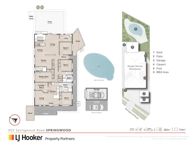 Floorplan of Homely house listing, 402 Springwood Road, Springwood QLD 4127