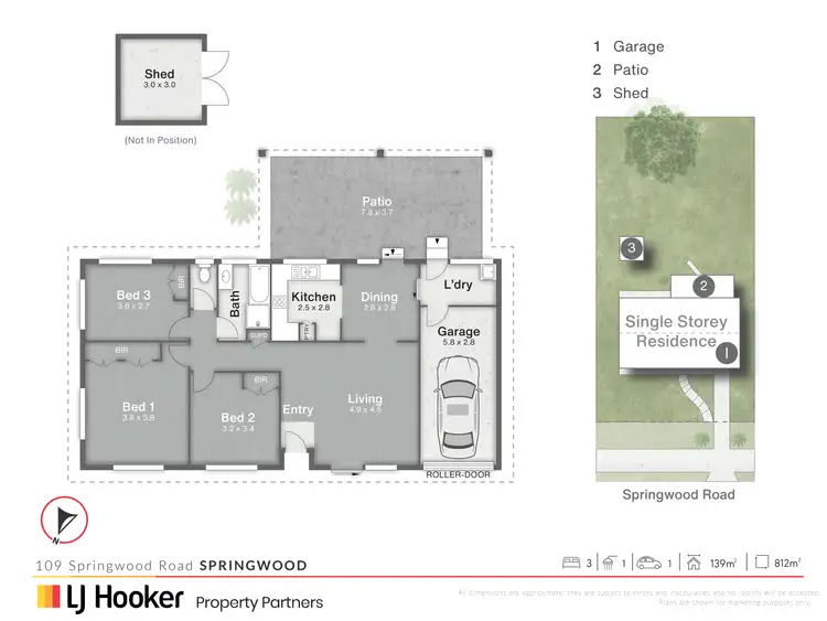 Floorplan of Homely house listing, 109 Springwood Road, Springwood QLD 4127