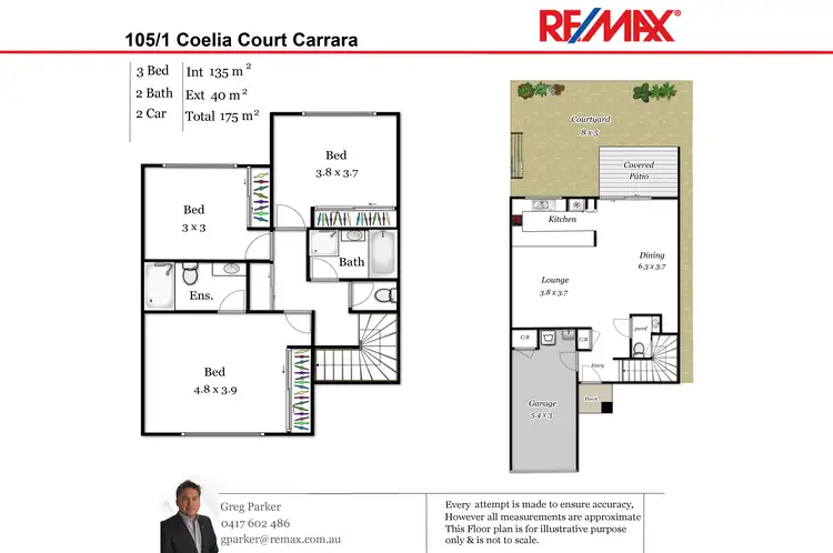 Floorplan of Homely townhouse listing, 105/1 Coelia Court, Carrara QLD 4211