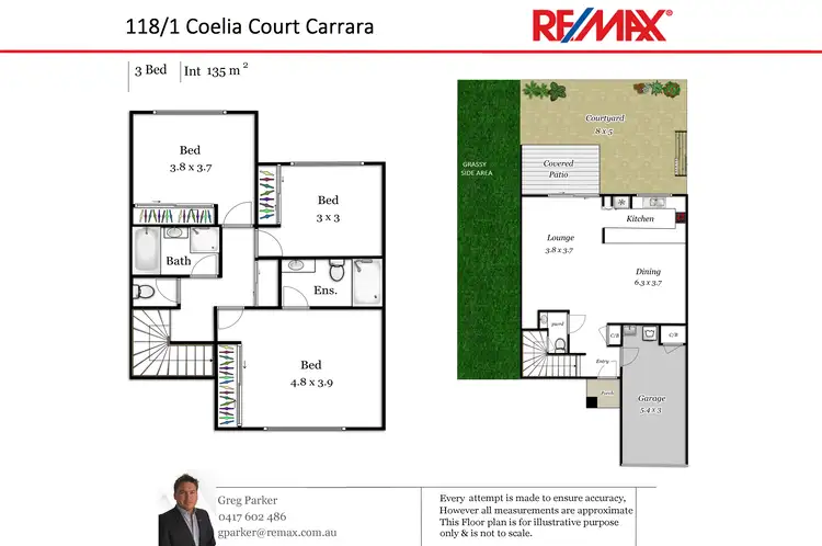 Floorplan of Homely townhouse listing, 118/1 Coelia Court, Carrara QLD 4211