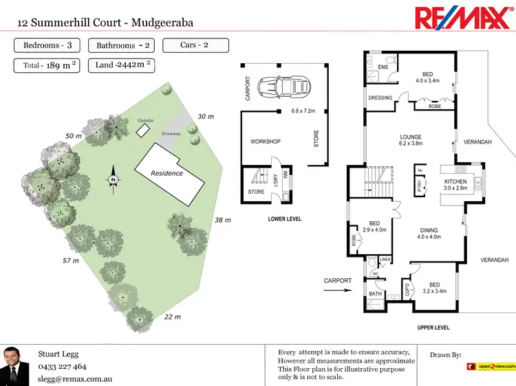 Floorplan of Homely house listing, 12 Summerhill Court, Mudgeeraba QLD 4213