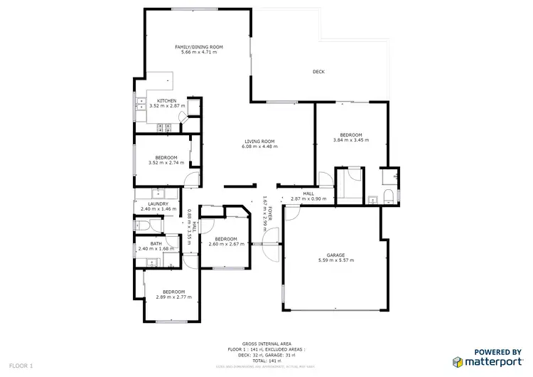 Floorplan of Homely house listing, 16 Kerala Court, Mudgeeraba QLD 4213