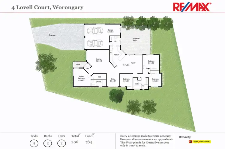 Floorplan of Homely house listing, 4 Lovell Court, Worongary QLD 4213